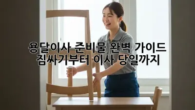 용달이사 준비물 완벽 가이드: 짐싸기부터 이사 당일까지!