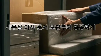 사무실 이사? 문서 보관부터 꼼꼼하게!